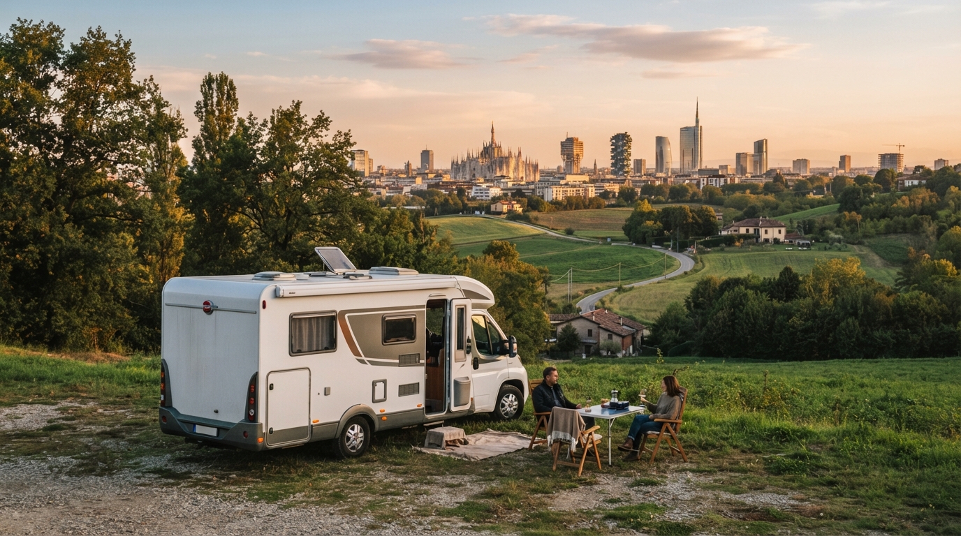 Milano Roundtrip - South West - West Italy, South Switzerland — Milan scenic landscape