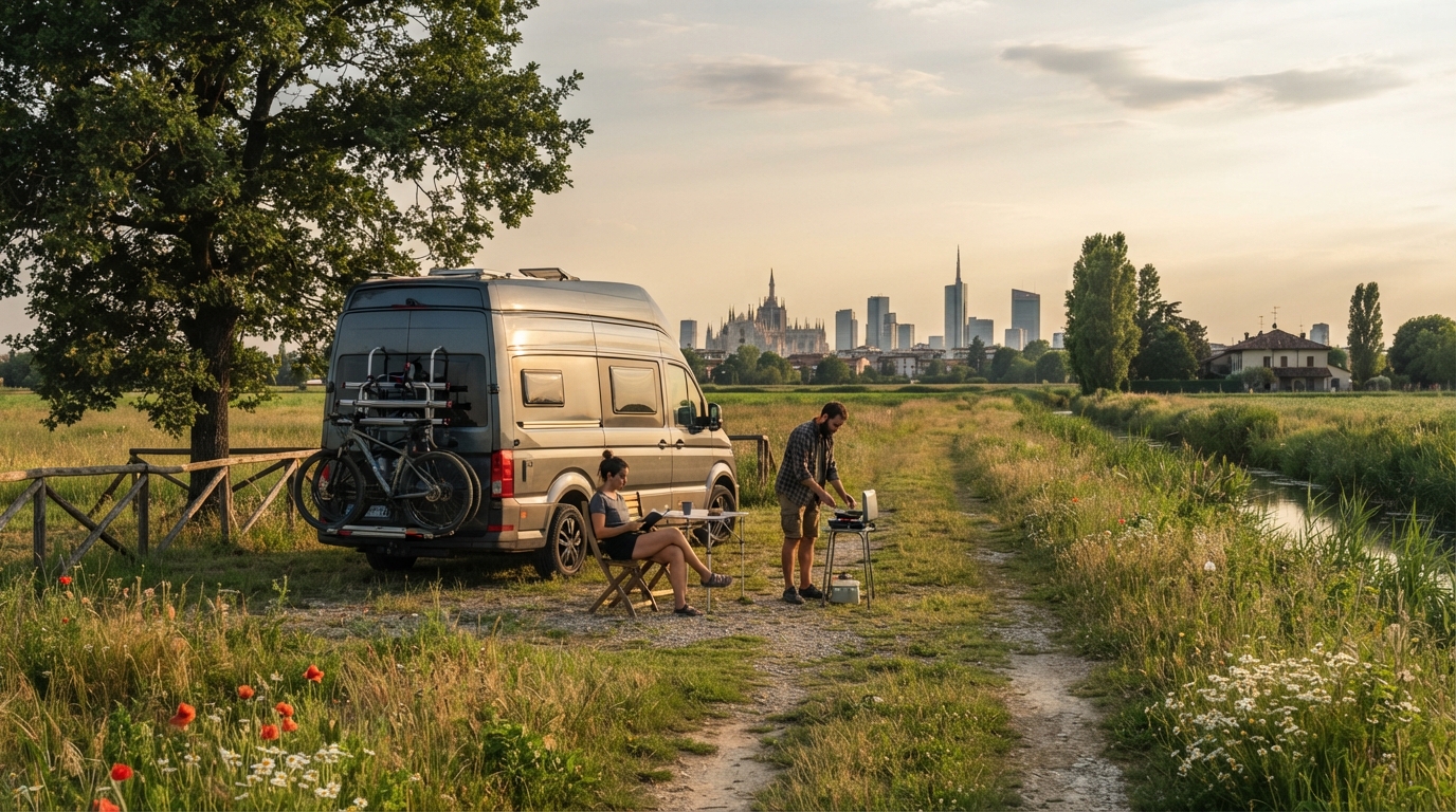 Milano Roundtrip - East - Garda lakes — national park landscape