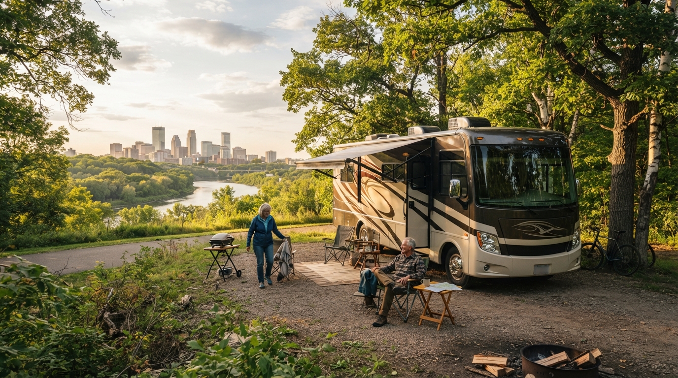 Minneapolis to Tampa — Minneapolis RV road trip landscape