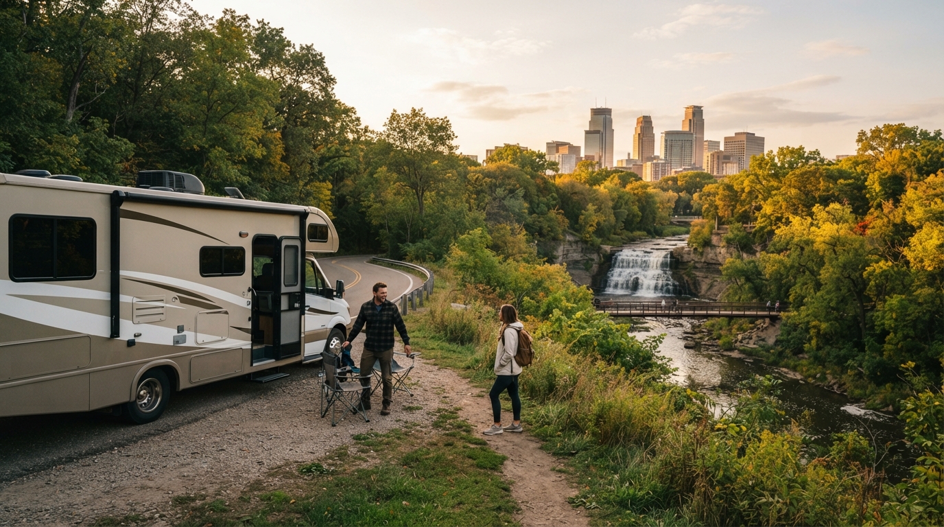Minneapolis to Houston- Great River Road — Minneapolis RV road trip landscape