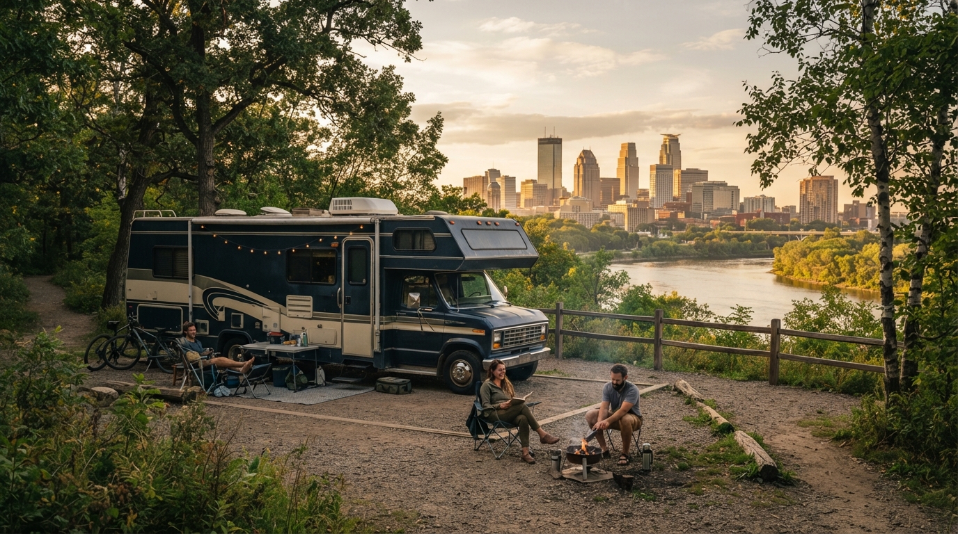 Minneapolis to New York - Including the Niagara Falls — Minneapolis RV road trip landscape