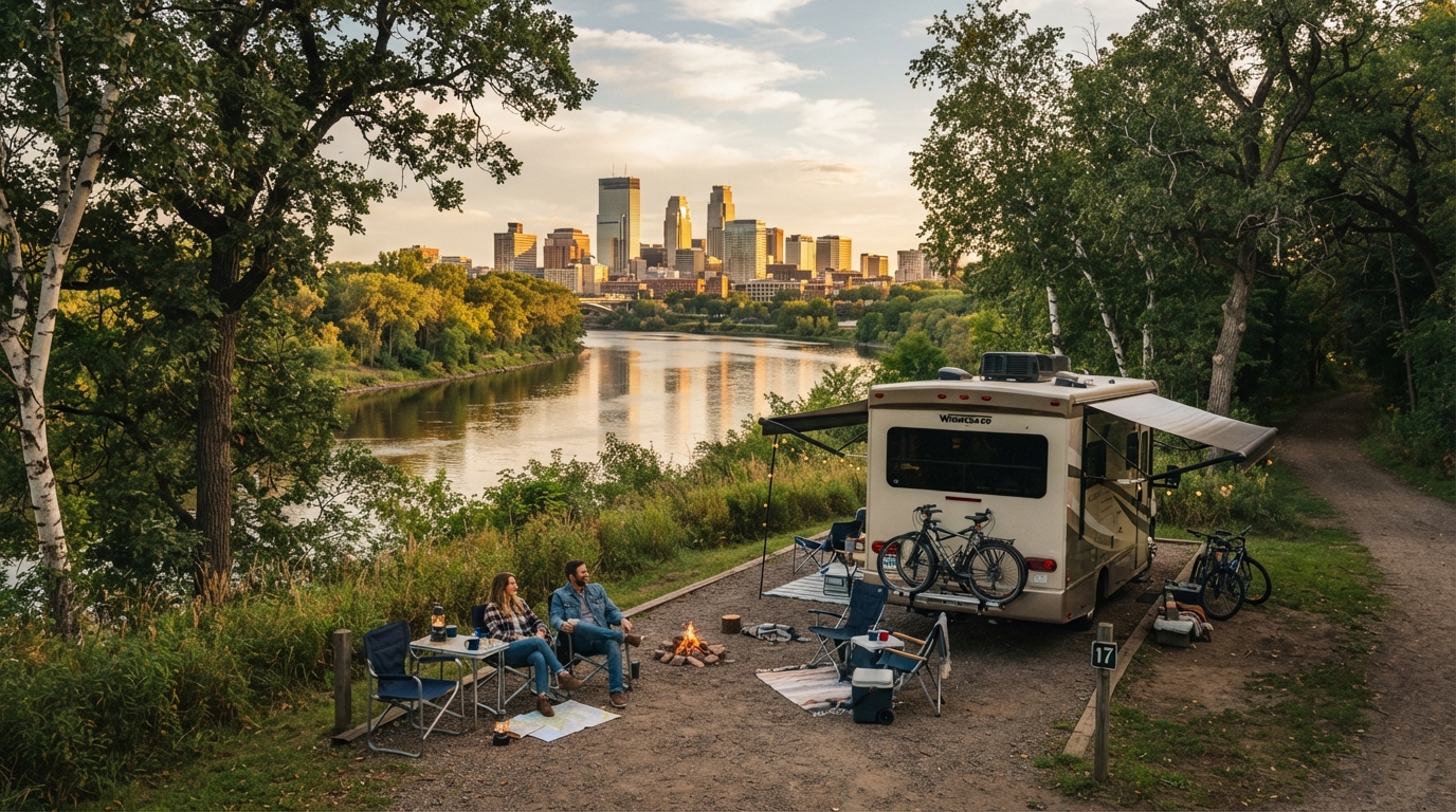 Minneapolis to Philadelphia — Minneapolis RV road trip landscape