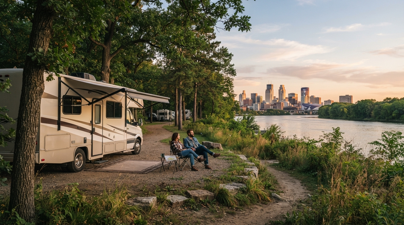 Minneapolis to Austin — Minneapolis RV road trip landscape