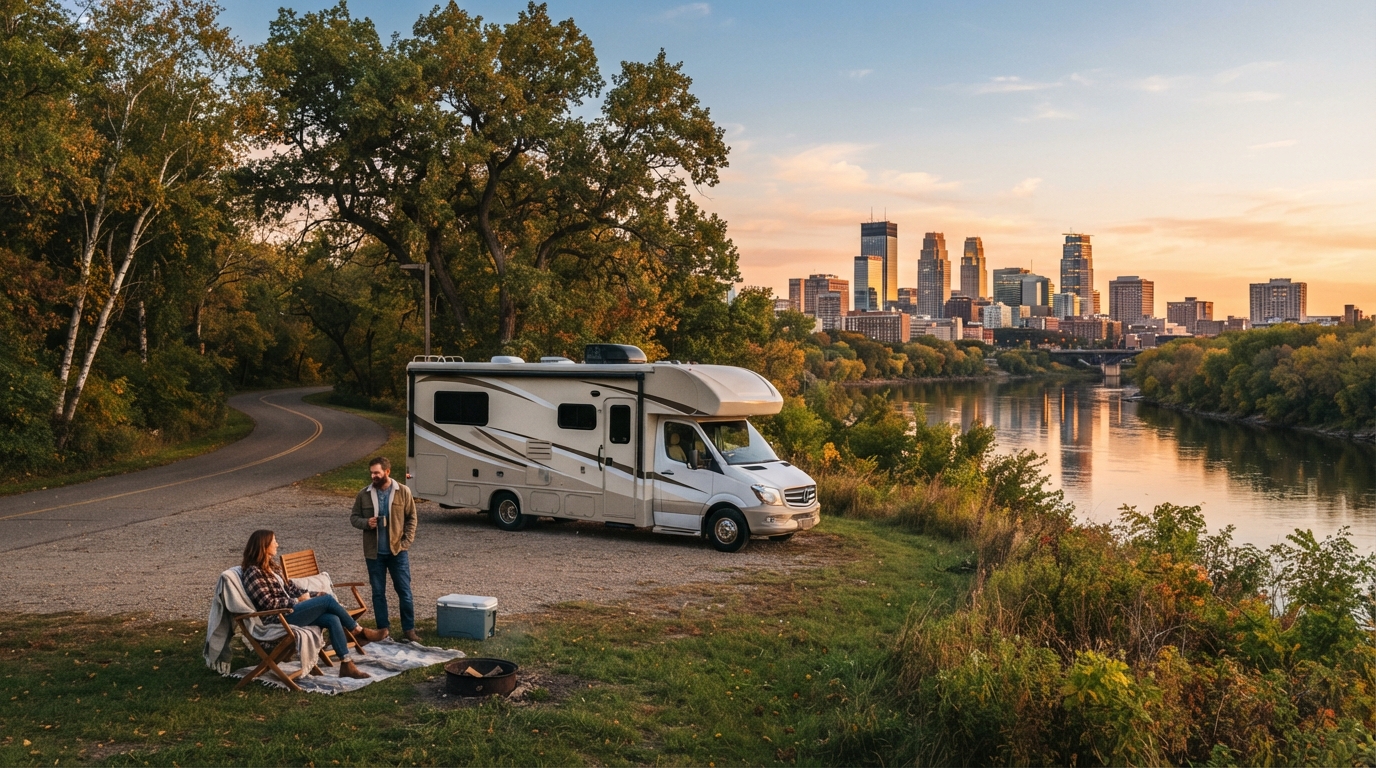 Minneapolis Roundtrip — Minneapolis RV road trip landscape