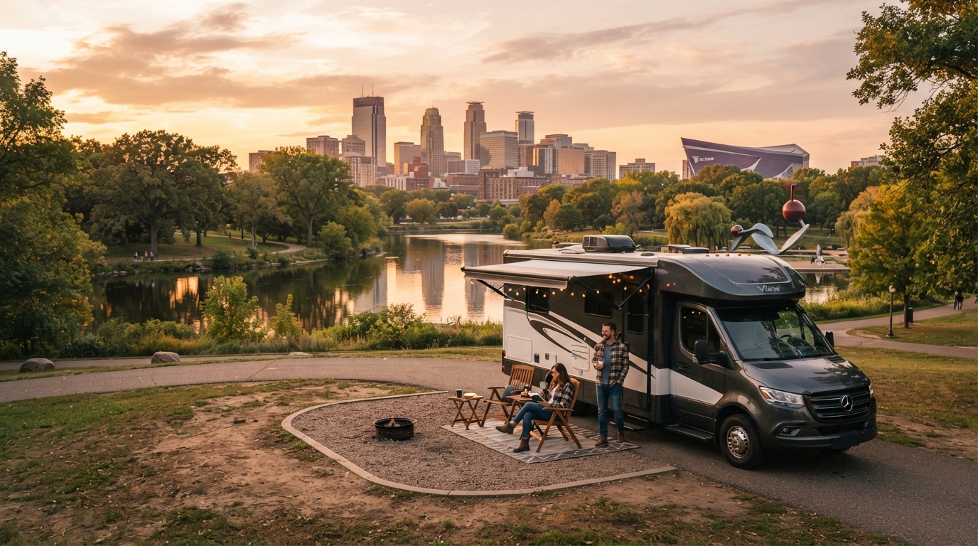 Minneapolis Roundtrip - South - Underrated Midwest Cities — Minneapolis RV road trip landscape
