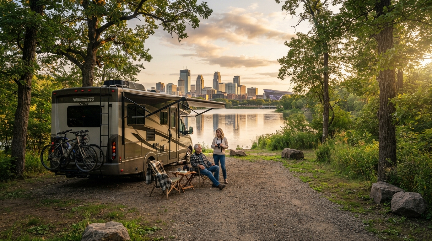 Minneapolis Roundtrip - The Epic 10,000 Lakes Loop — Minneapolis RV road trip landscape