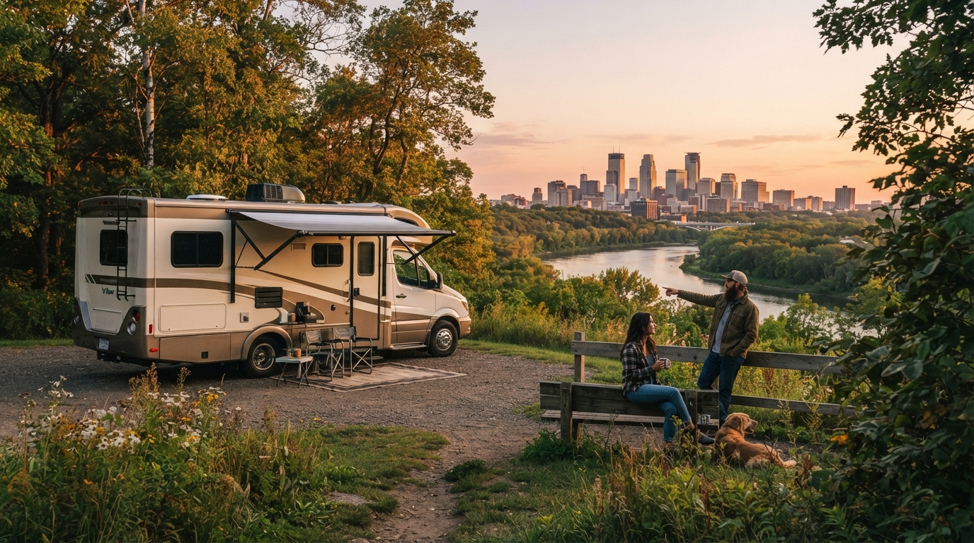 Minneapolis to New Orleans - Great River Road — Minneapolis RV road trip landscape