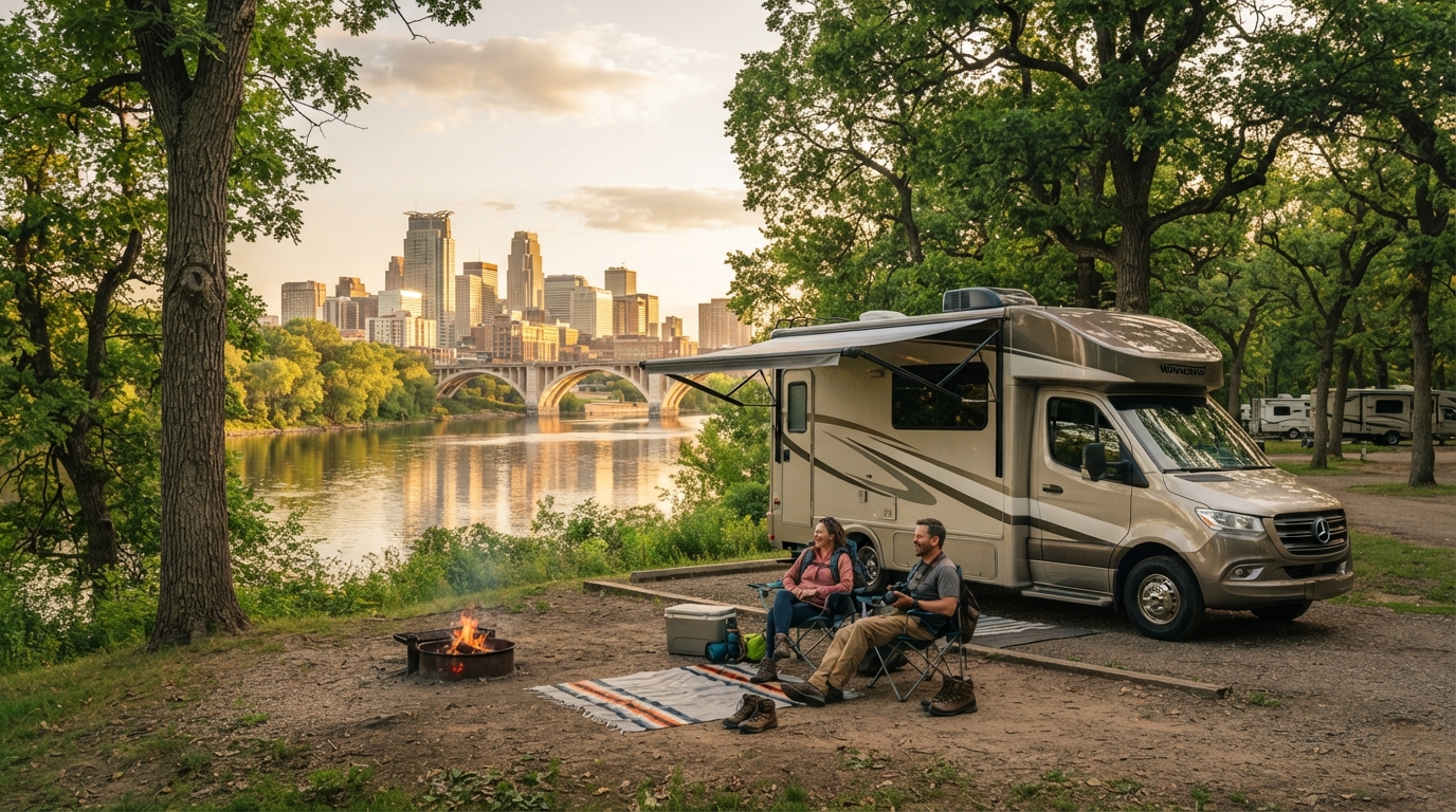 Minneapolis Roundtrip - Heading West a Midwestern Majesty — Minneapolis scenic landscape
