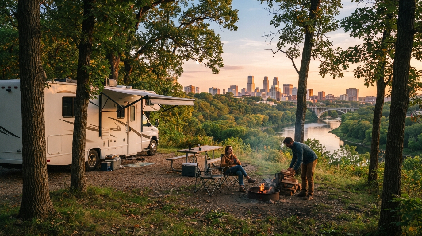 Minneapolis roundtrip - A Grand Journey Through America's Heartland — Minneapolis scenic landscape