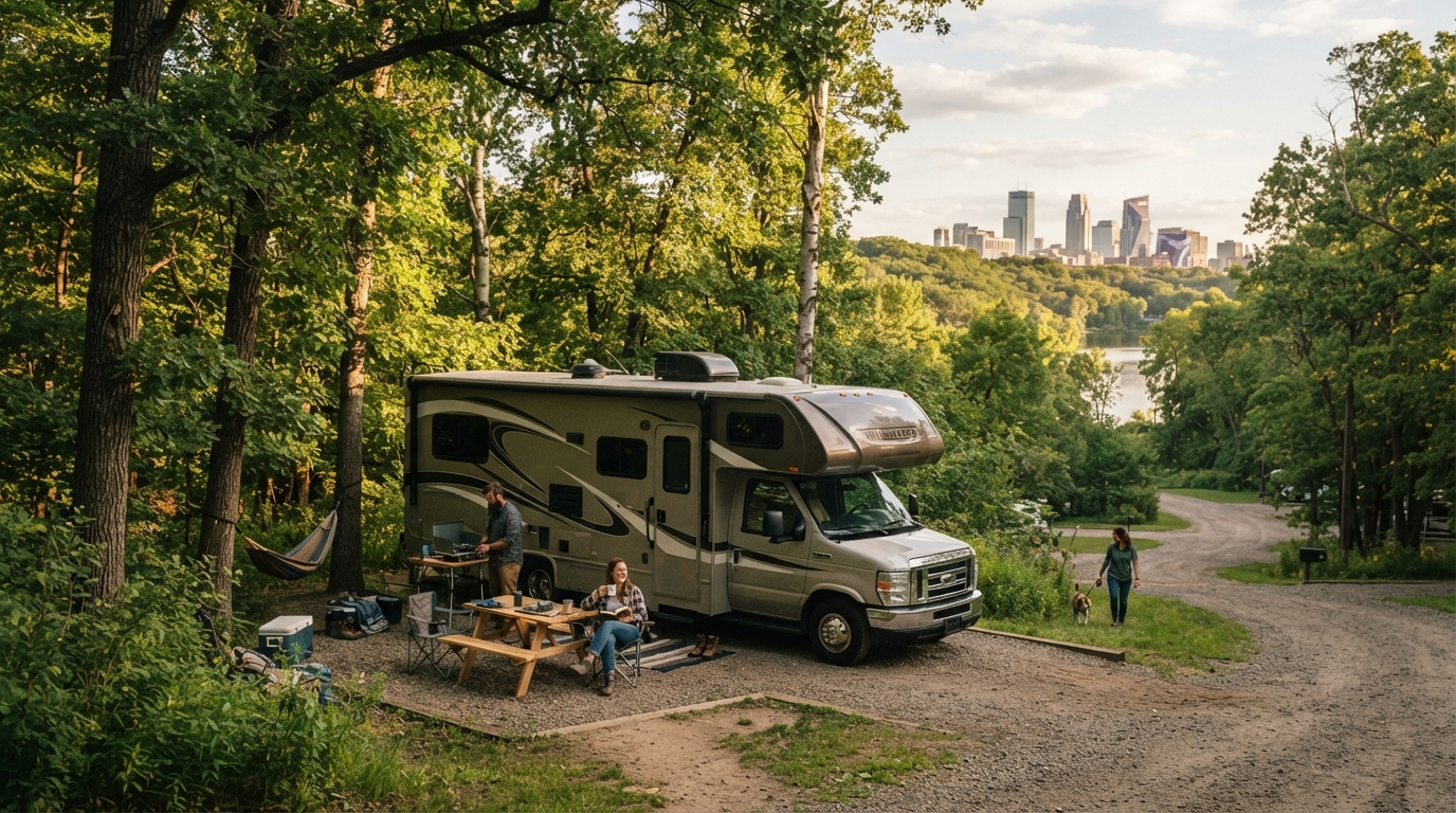 Minneapolis to San Francisco — national park landscape