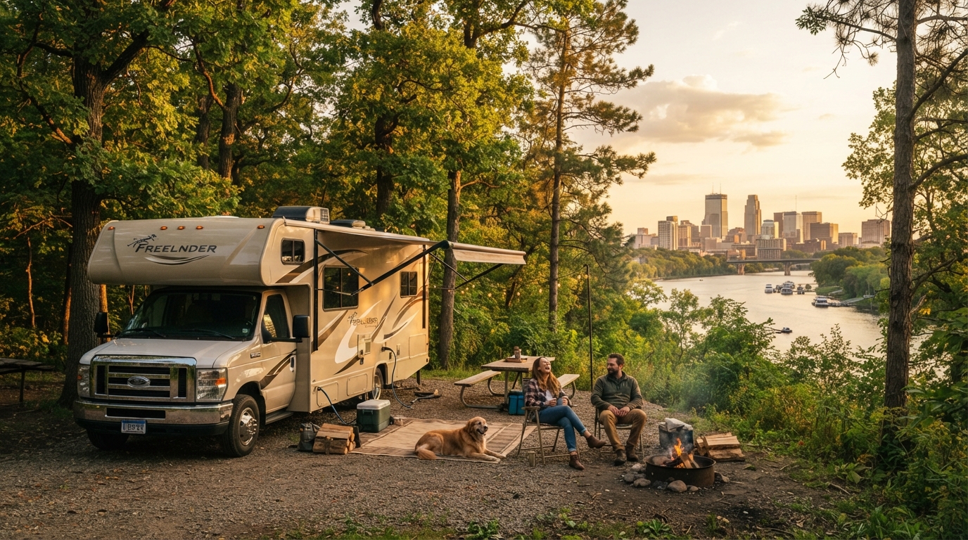 Minneapolis to Denver — national park landscape