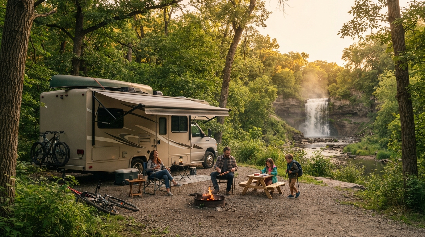 Minneapolis to Denver — national park landscape