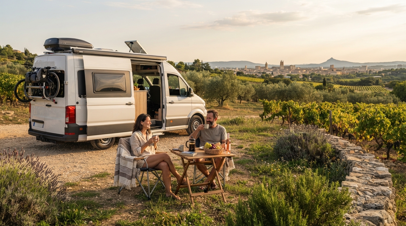 Montpellier - Coastal Charms & Countryside Chronicles — Montpellier scenic landscape