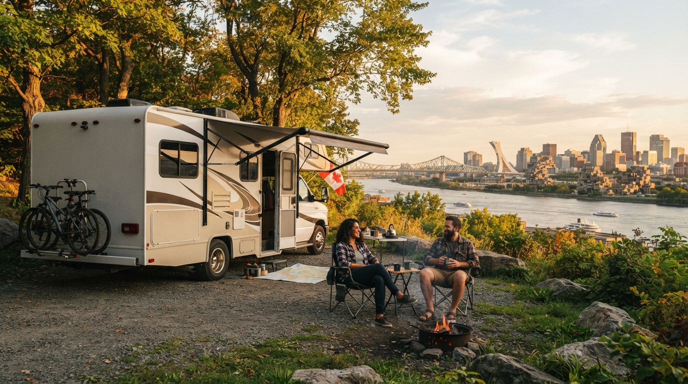 Montreal Roundtrip - Short. Including 1000 Islands — Montreal RV road trip landscape