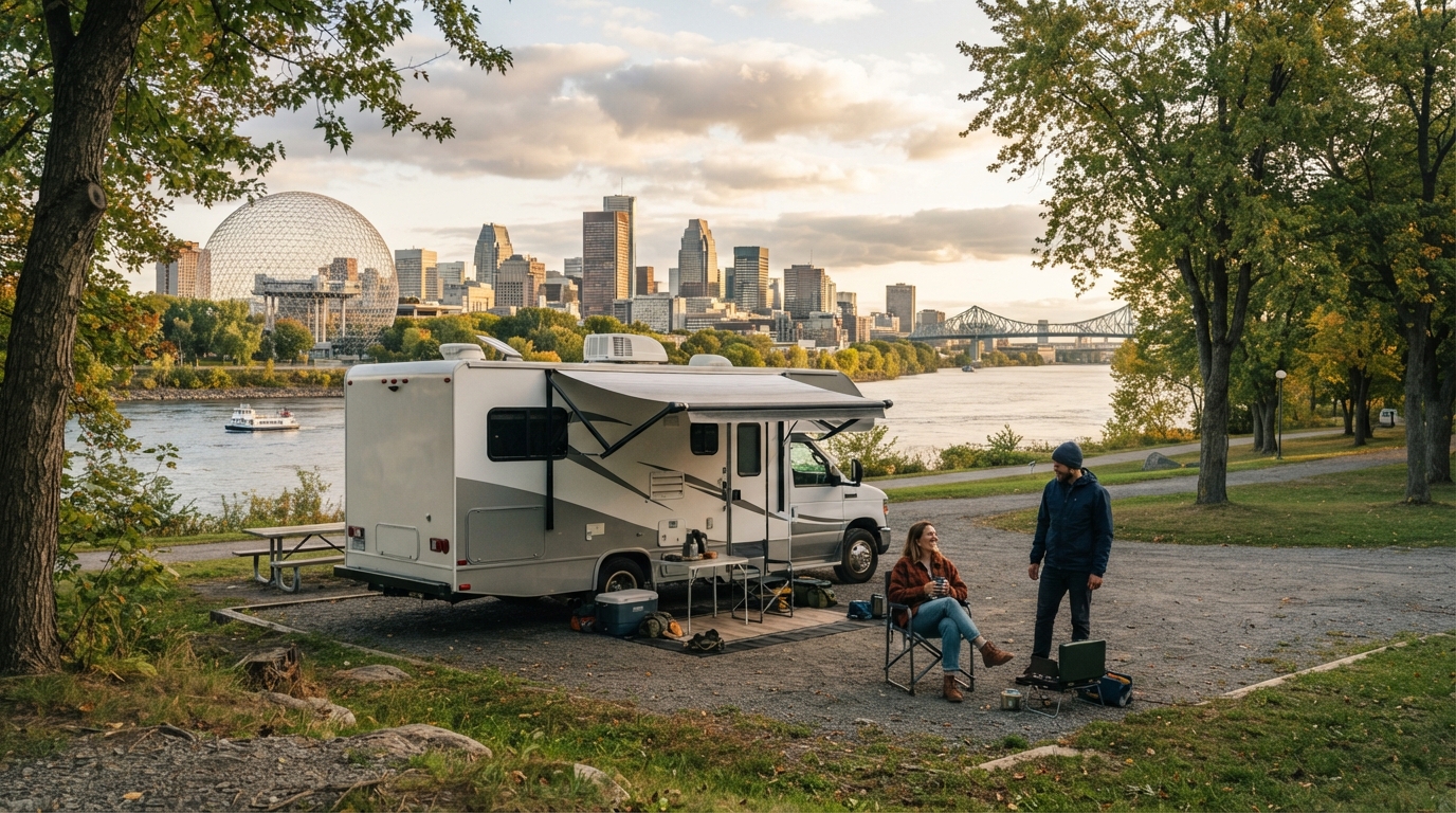 Montreal to Vancouver - A Cross-Country Motorhome Journey Across Canada — Montreal RV road trip landscape