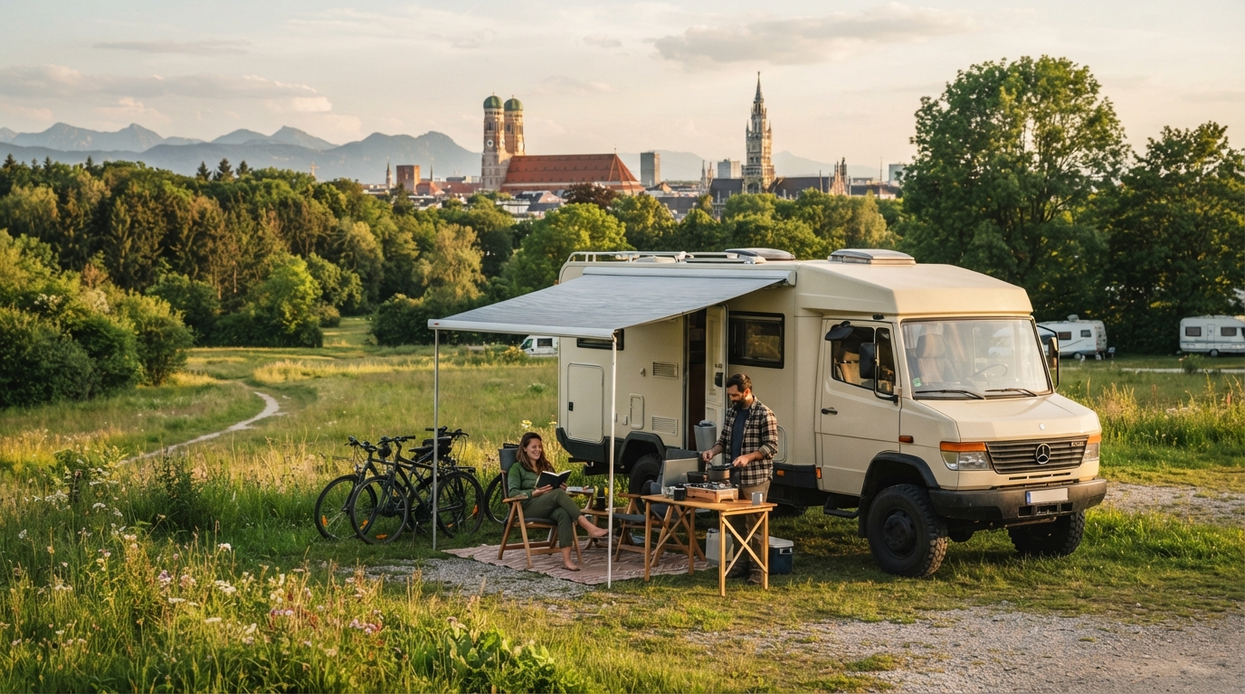 Munich Roundtrip - Alps to Black Forest Motorhome Itinerary — Munich scenic landscape