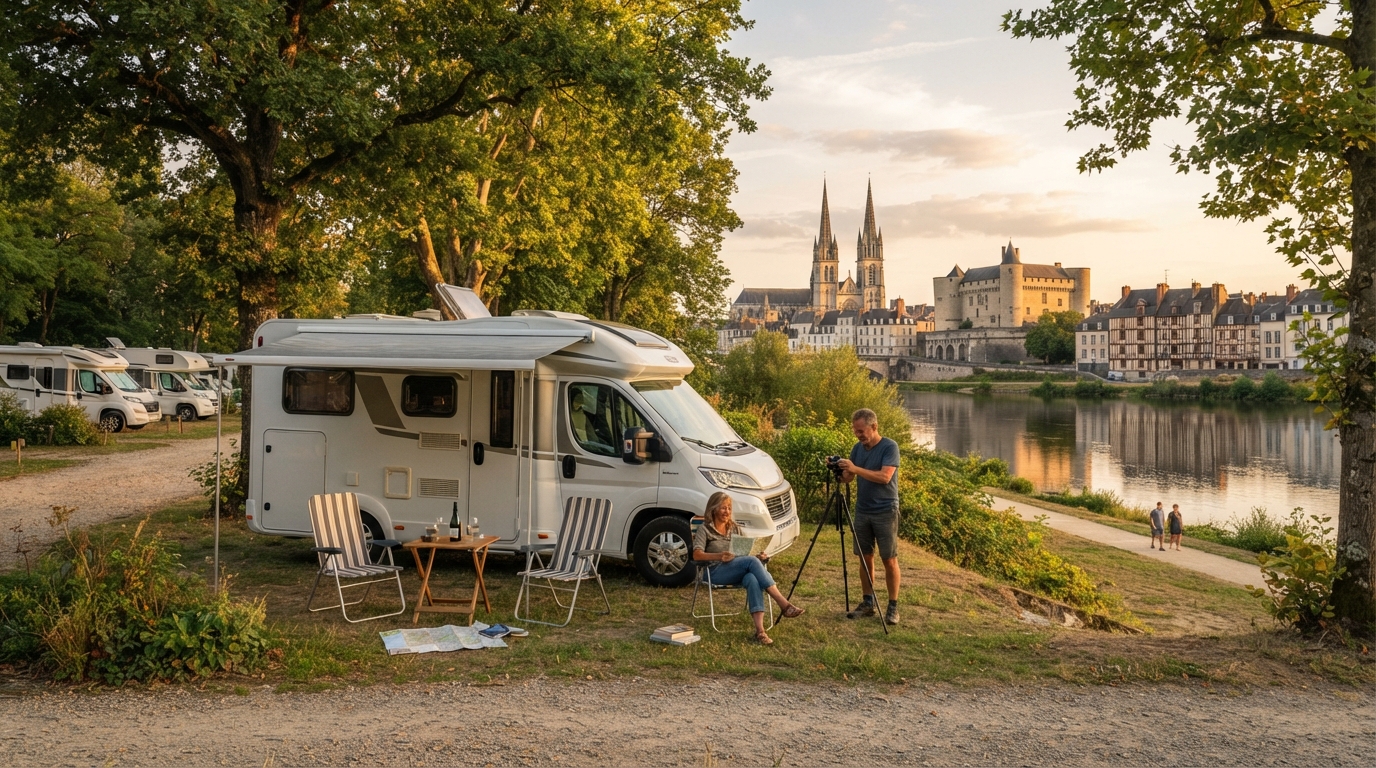 Nantes Roundtrip - Nantes' Family Portrait Discovery — campground with a motorhome