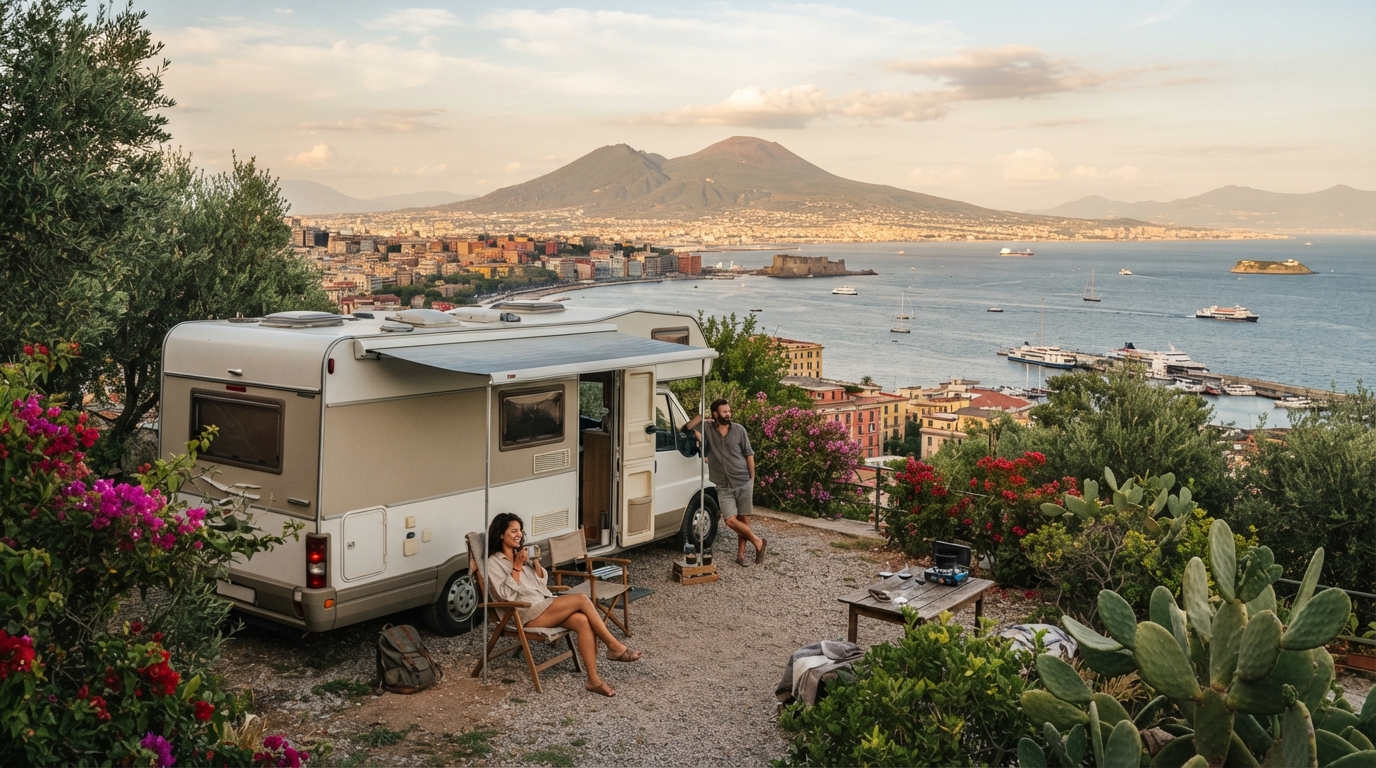 Napoli Roundtrip - The Amalfi to Rome Route — Naples scenic landscape