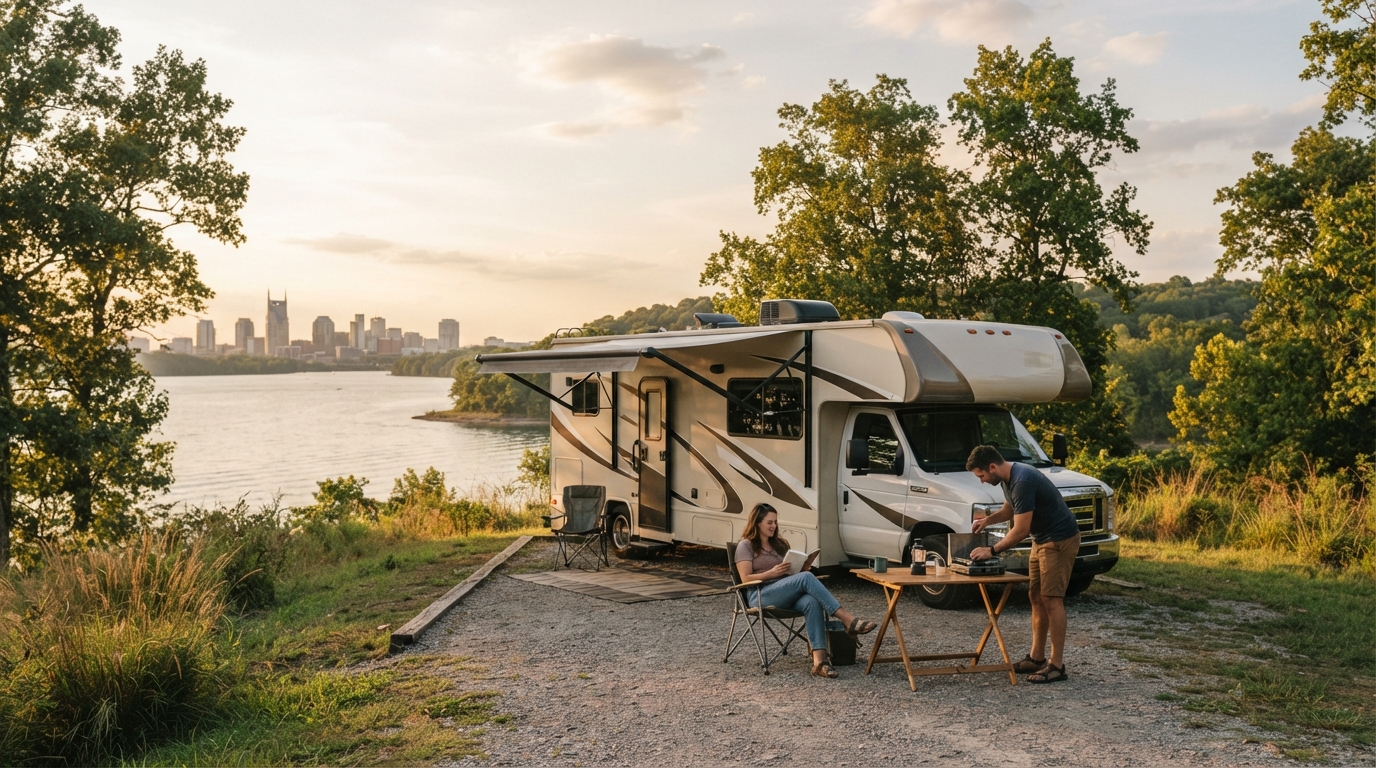 Nashville to Portland along the epic Oregon Trail — Nashville RV road trip landscape