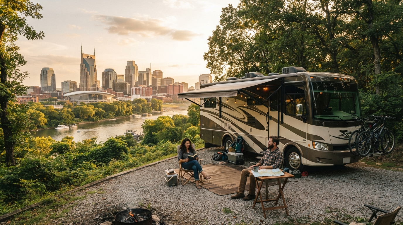 Nashville to Orlando — Nashville RV road trip landscape