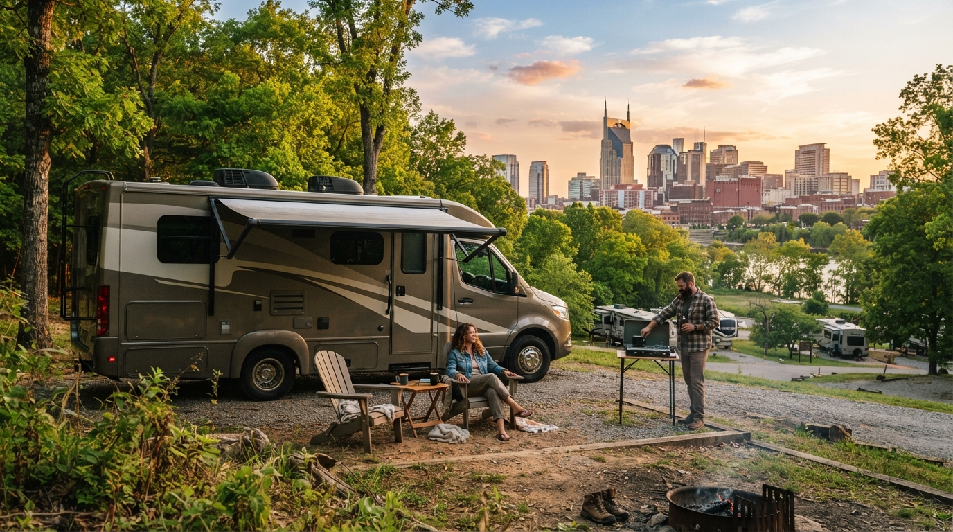 Nashville roundtrip - The Southern Rhythms and Legends Tour — Nashville RV road trip landscape