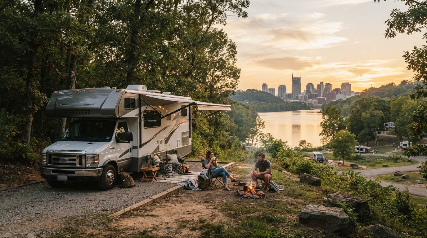 Nashville Roundtrip - the heart of the Bible Belt — Nashville RV road trip landscape