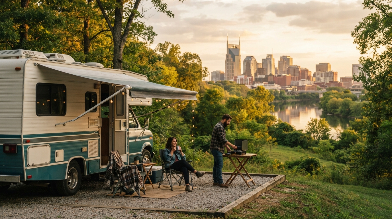 Nashville to San Francisco — Nashville RV road trip landscape