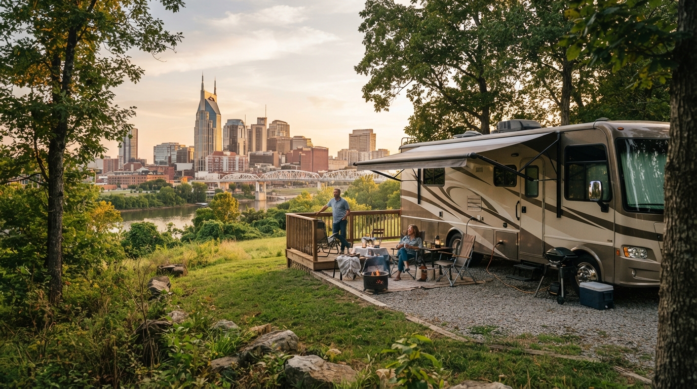 Nashville to Houston- Blues Highway and more — Nashville RV road trip landscape