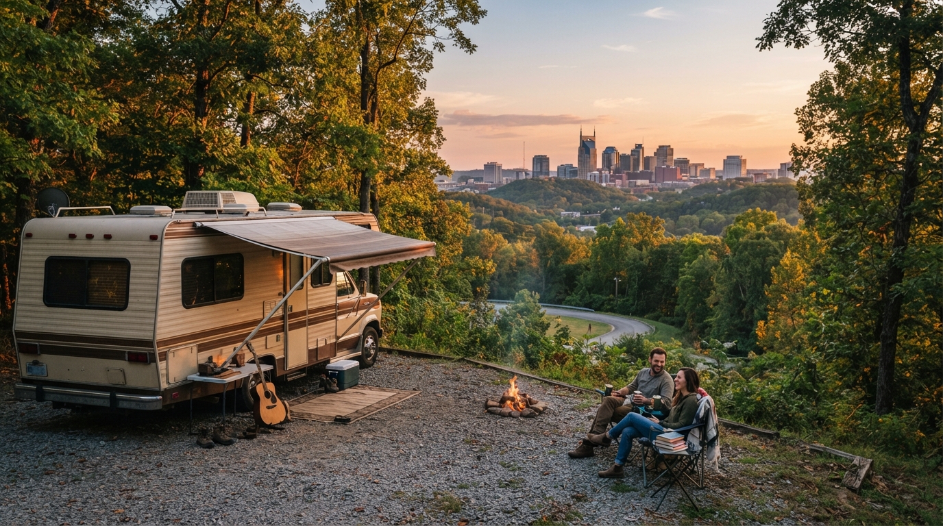 Nashville to San Francisco — Nashville RV road trip landscape