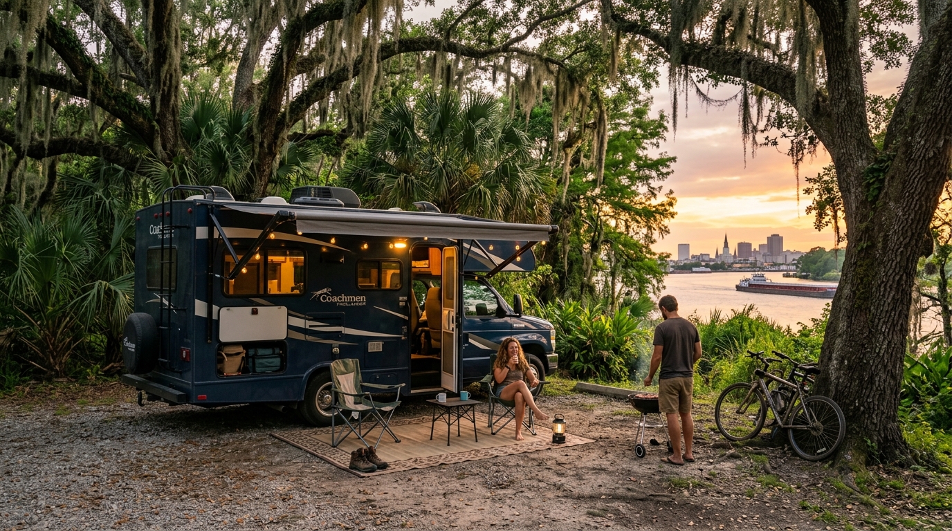 New Orleans to Seattle - including The Grand Canyon and Yosemite — New Orleans RV road trip landscape