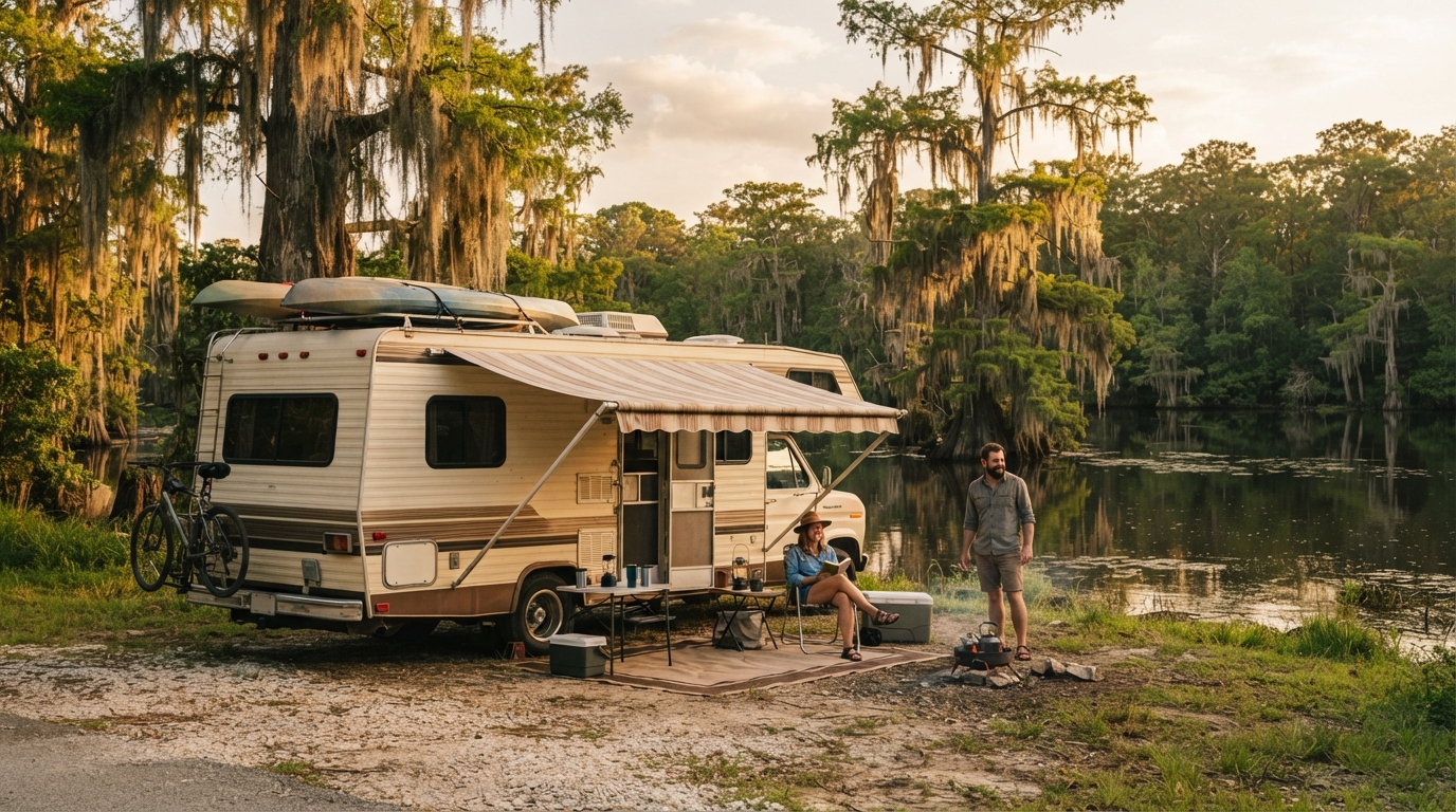 New Orleans to Phoenix - Creole to Desert — New Orleans RV road trip landscape