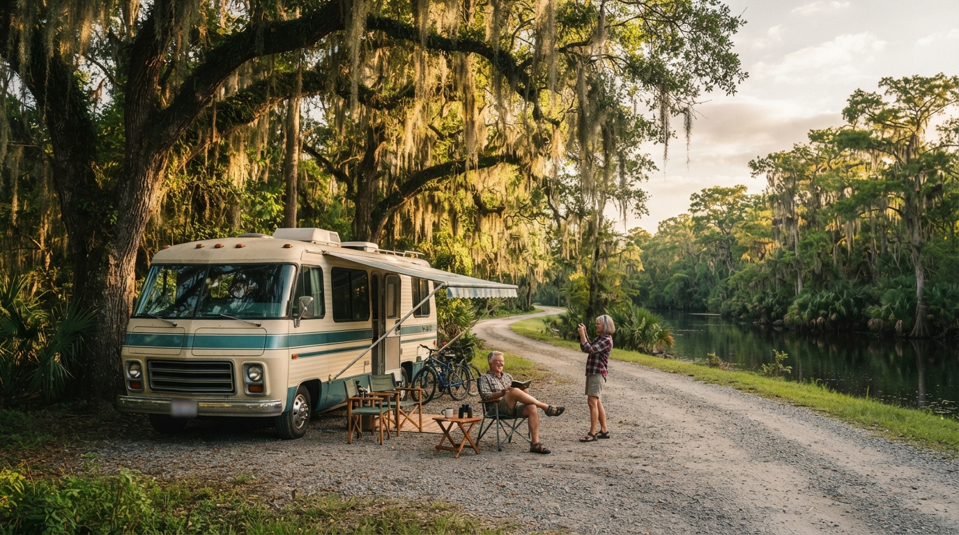 New Orleans to Dallas — New Orleans RV road trip landscape