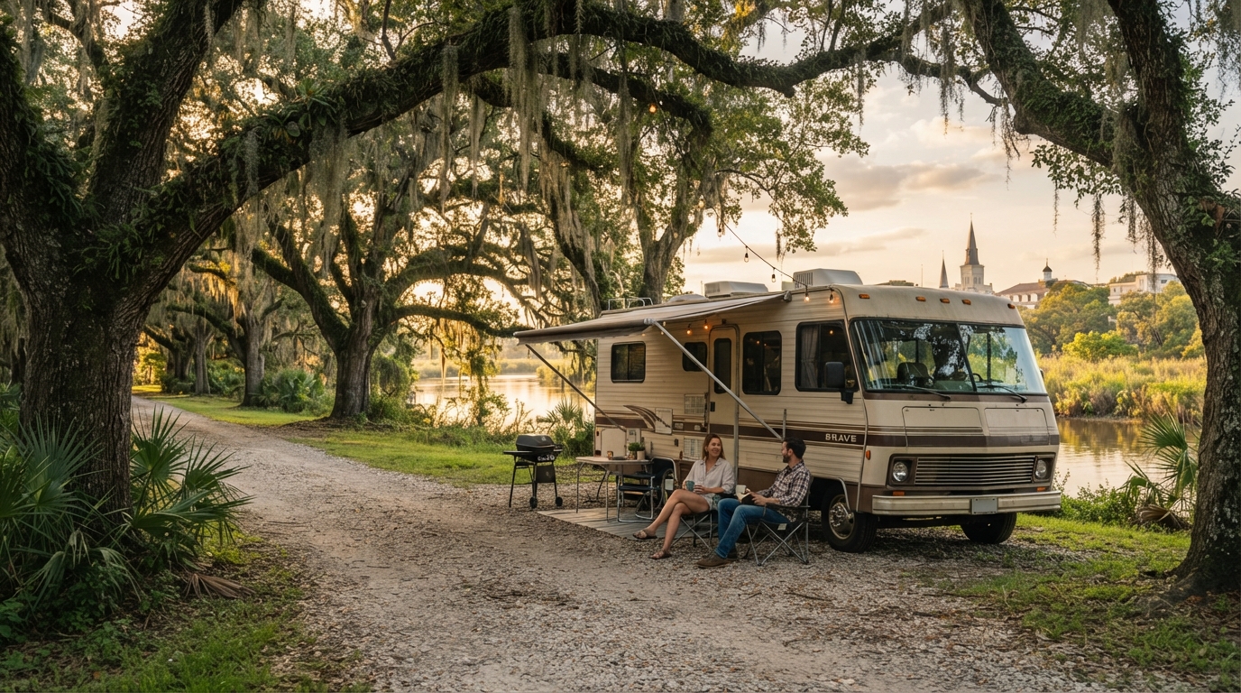 New Orleans to Albuquerque — New Orleans RV road trip landscape