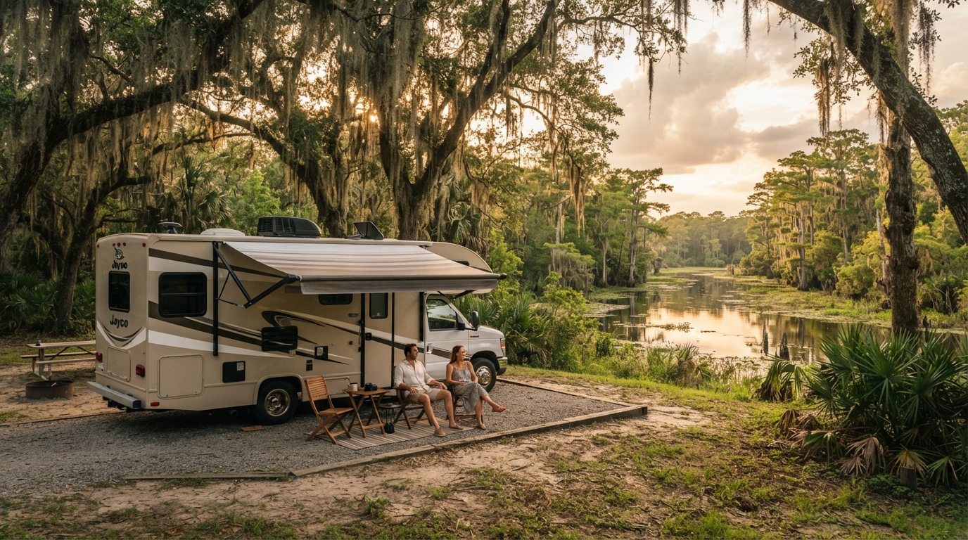 New Orleans to New York - From the homeland of Jazz to the Big Apple — New Orleans RV road trip landscape