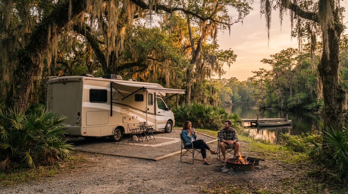New Orleans to Portland: A Cross-Country Adventure — New Orleans RV road trip landscape