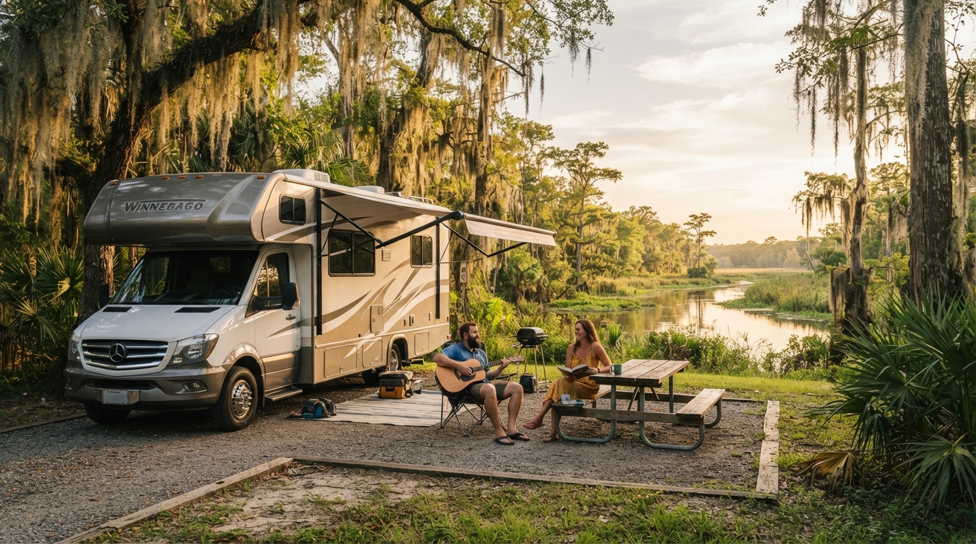 New Orleans to Portland: A Cross-Country Adventure — New Orleans RV road trip landscape