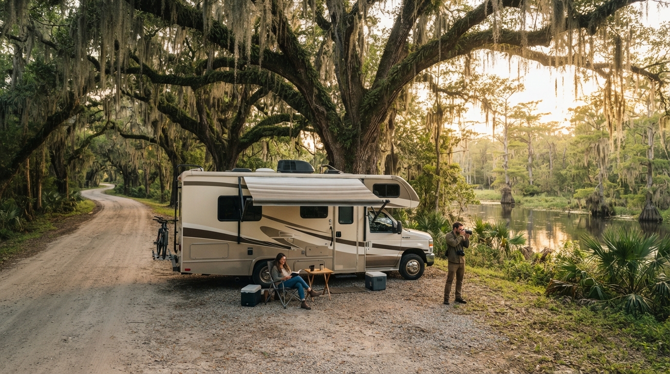 New Orleans to Los Angeles - Including the Grand Canyon — New Orleans RV road trip landscape