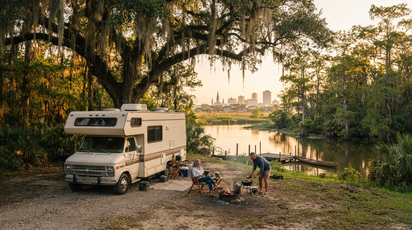 New Orleans to Charlotte - Short — New Orleans to Charlotte scenic route