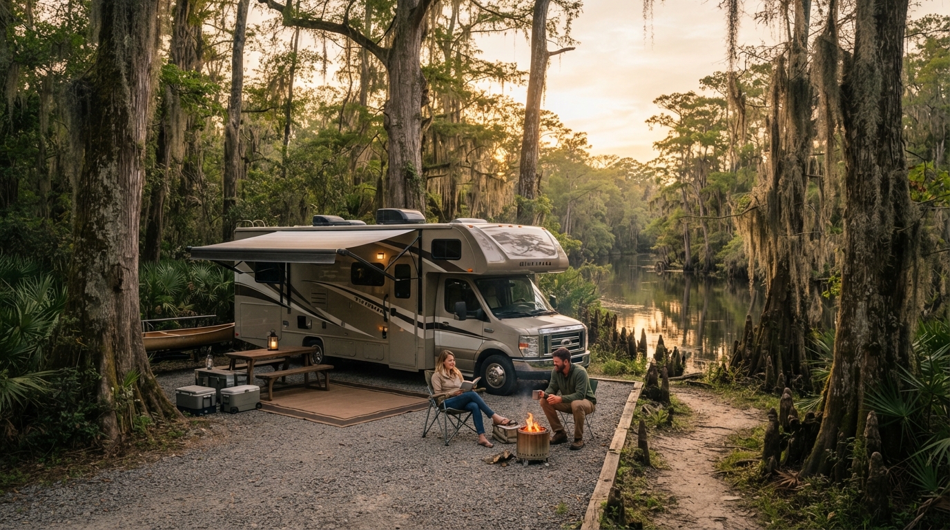 New Orleans to Tampa: Short version — national park landscape