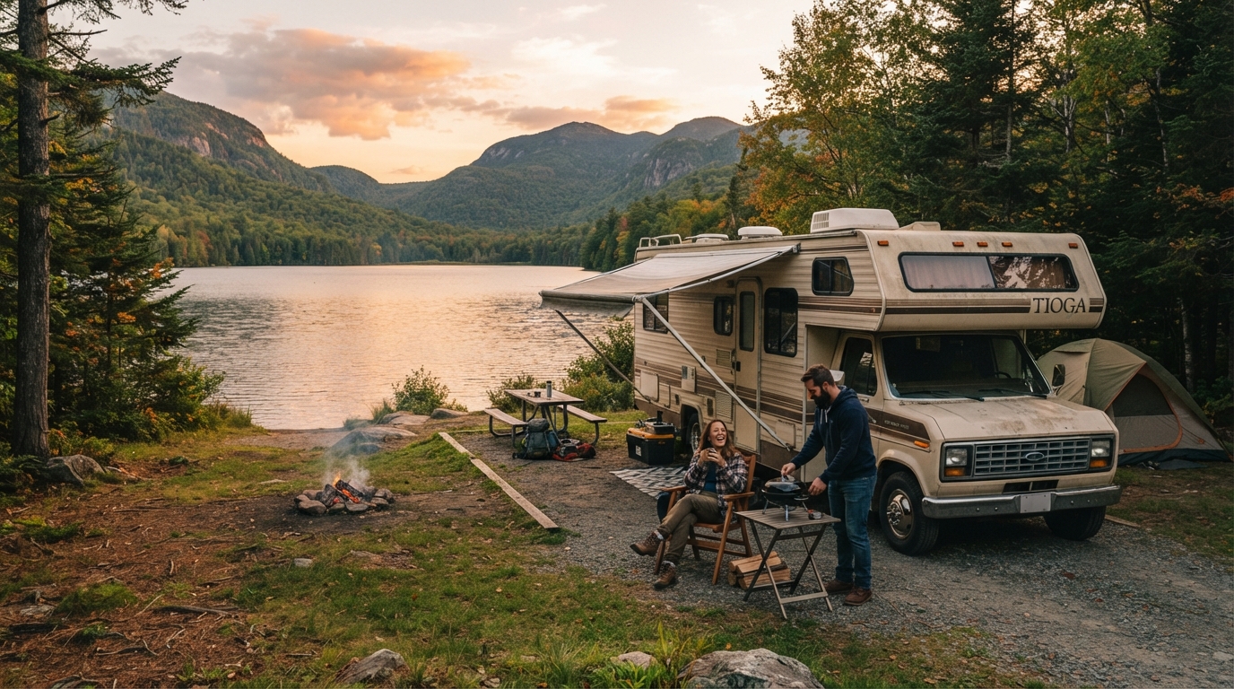 New York Roundtrip - Upstate New York Incl. Niagara falls — New York RV road trip landscape