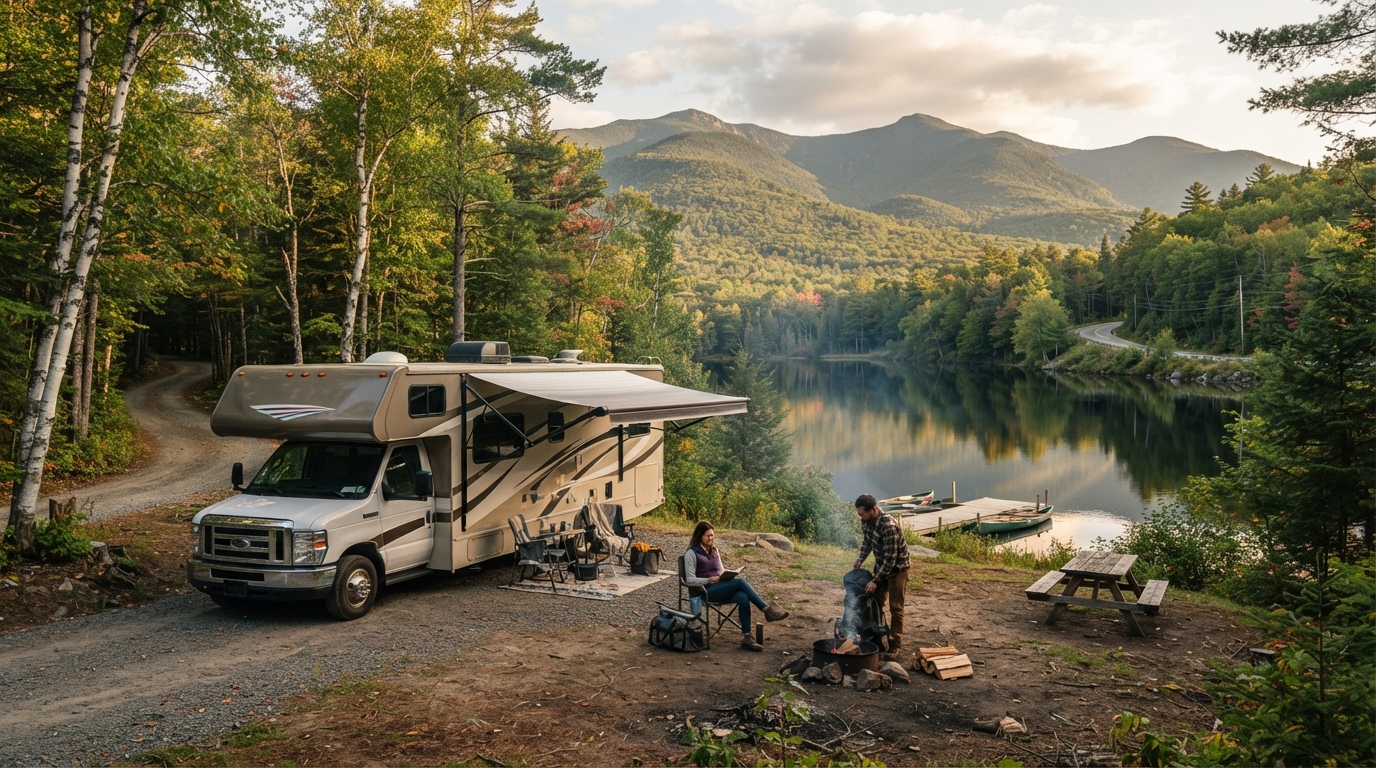 New York to Chicago - Including Niagara Falls — New York RV road trip landscape