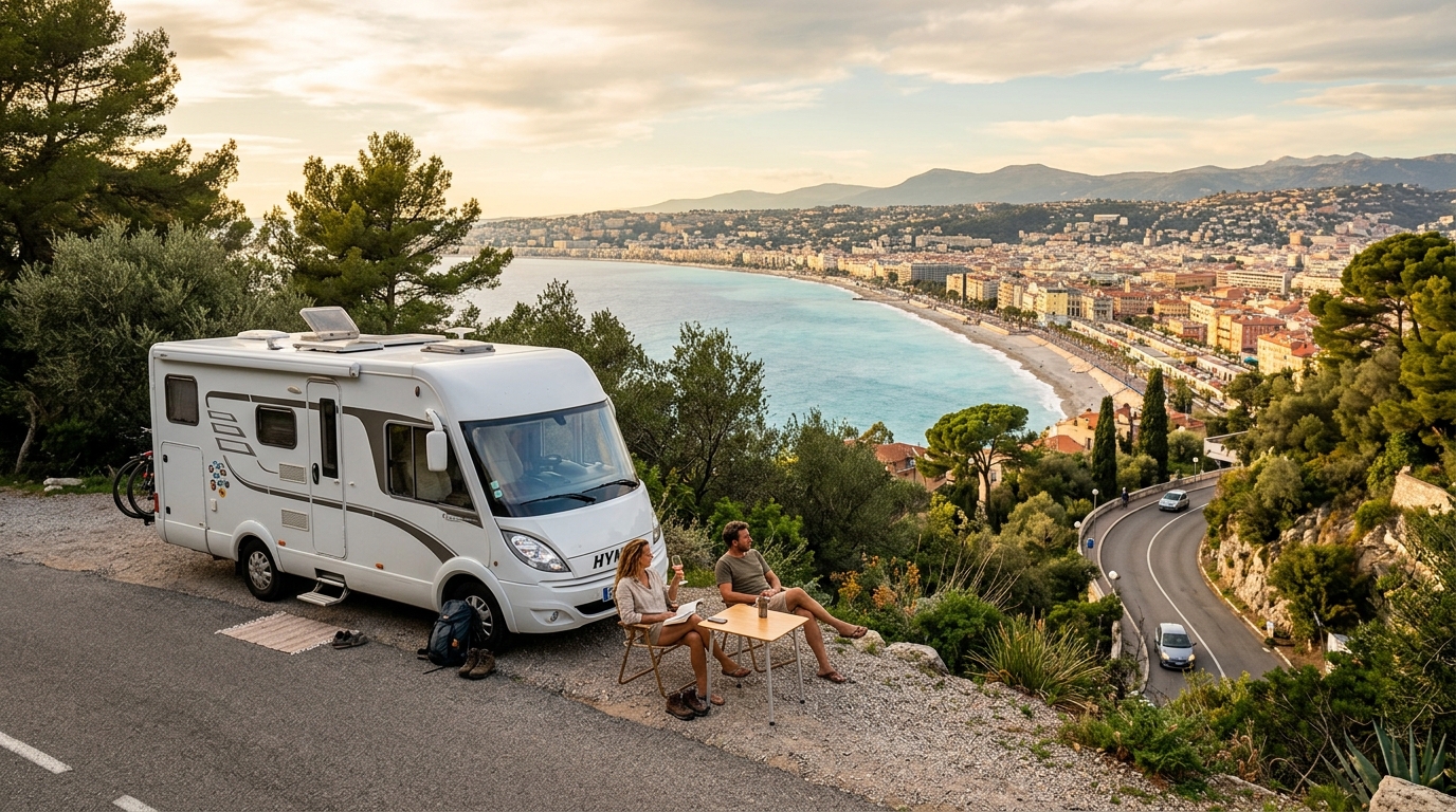 Nice Roundtrip - French Riviera toward North Italy, Switzerland, and the French Alps — Nice scenic landscape