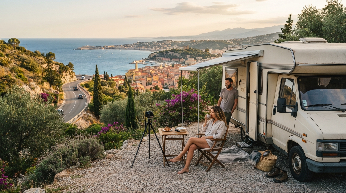 Nice Roundtrip - French Riviera toward North Italy, Switzerland, and the French Alps — Nice travel scenery