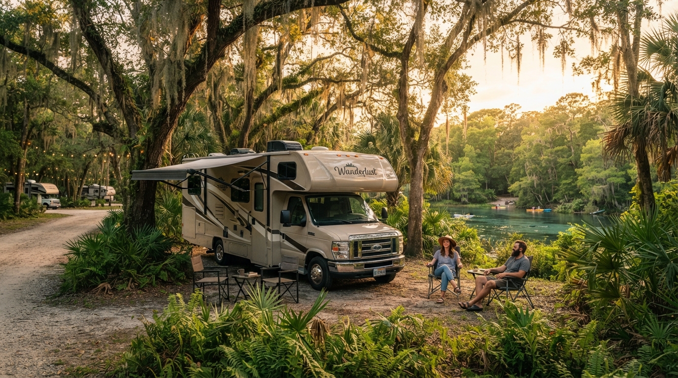 Orlando to New Orleans - Eastern Gulf of Mexico — Orlando RV road trip landscape