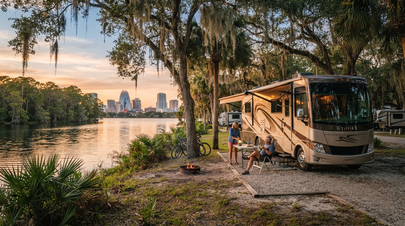 Orlando Roundtrip - Comprehensive Florida — Orlando RV road trip landscape