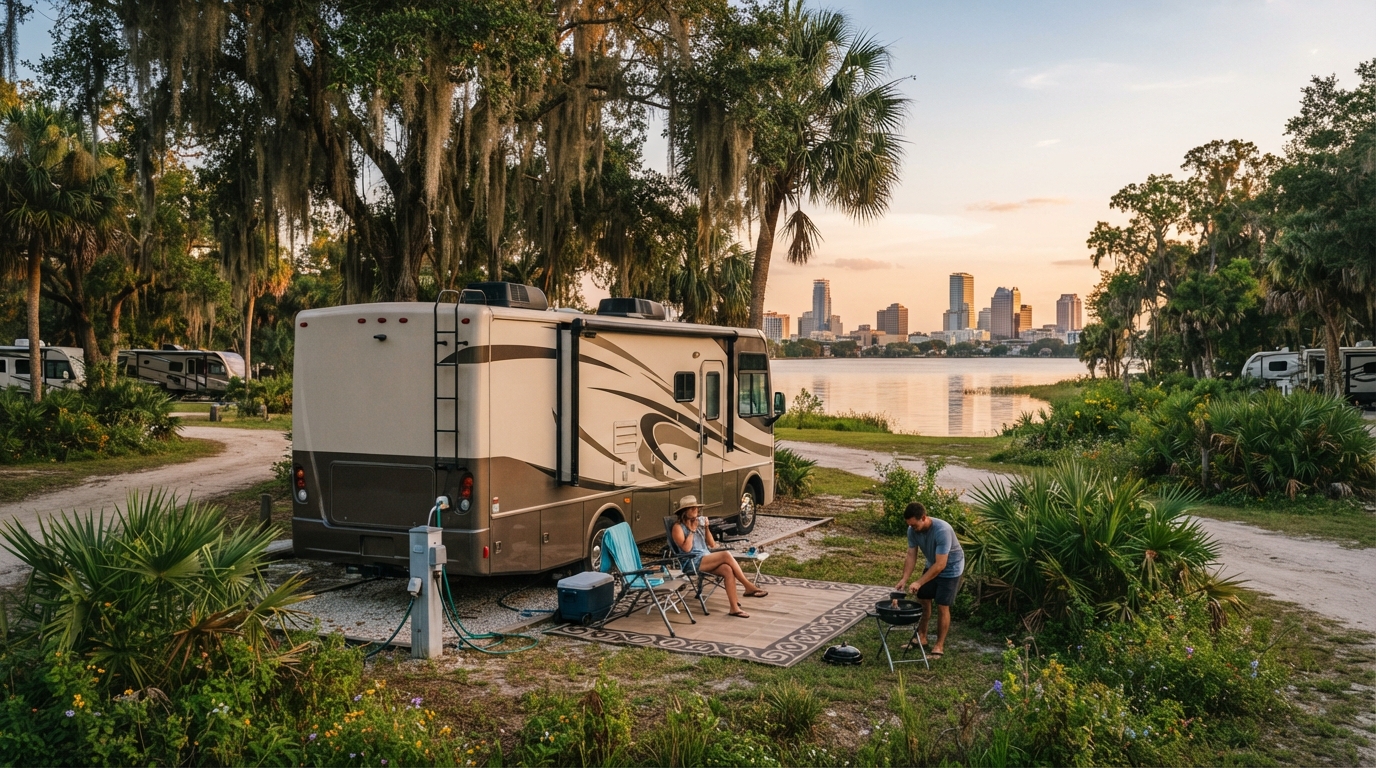 Orlando to Phoenix - Eastern Shores to Western Wonders — Orlando RV road trip landscape