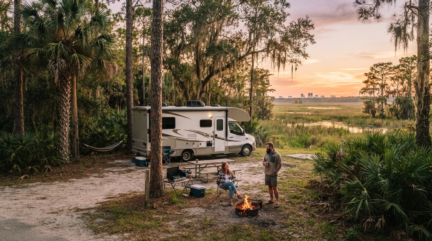 Orlando to Dallas — national park landscape