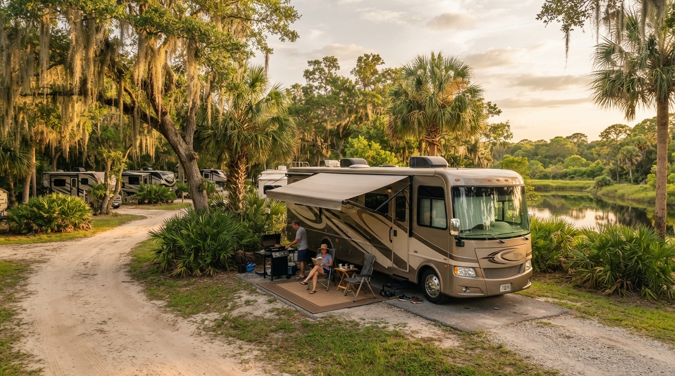 Orlando to New York - Include the smoky mountains and the Niagara falls — campground with a motorhome