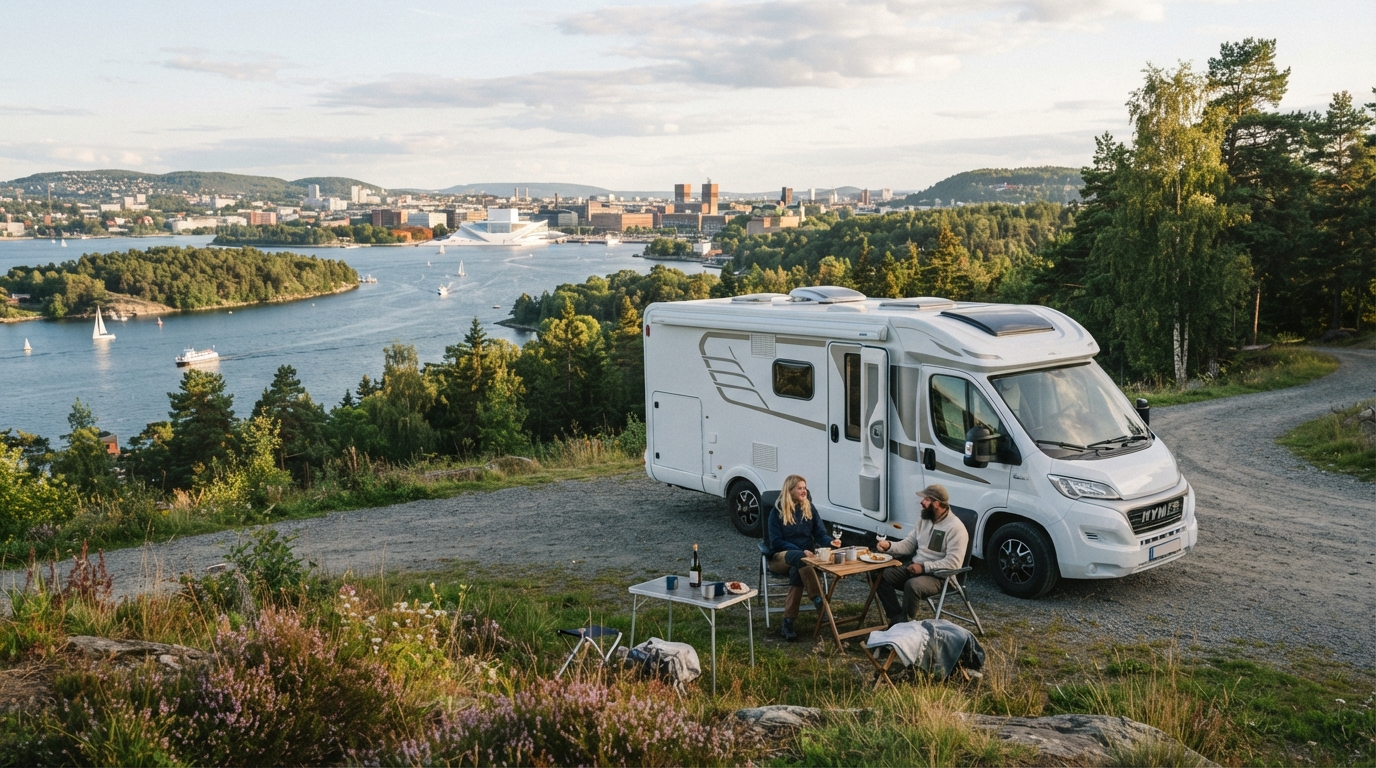 Oslo Round trip - Norway Sweden and Denmark Family Adventure — Oslo RV road trip landscape