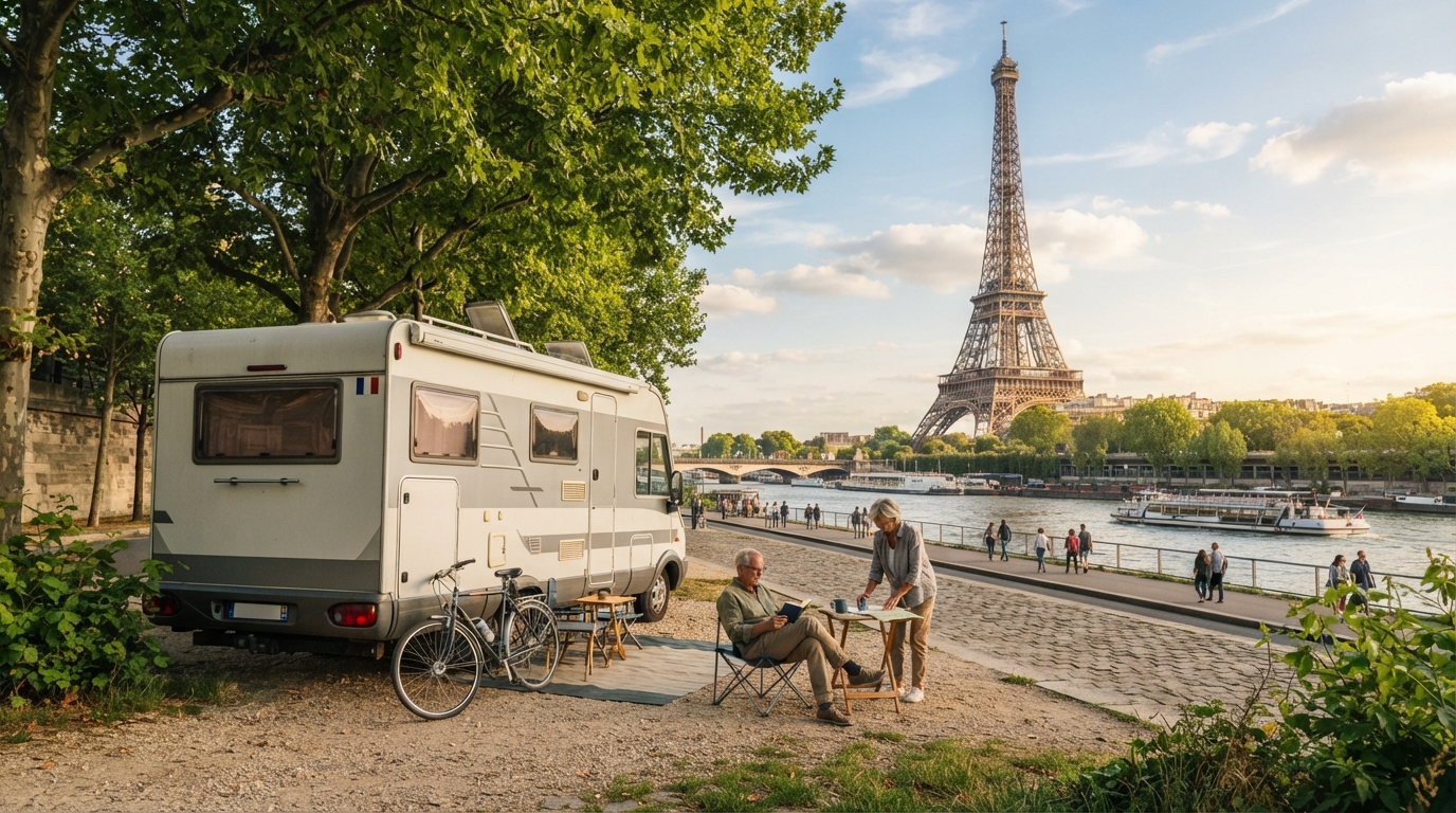 Paris Round trip - Normandy, Brittany, Loire valley — Paris RV road trip landscape